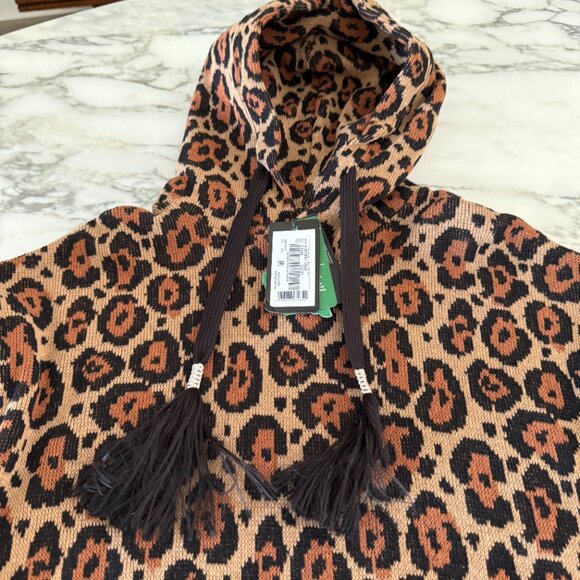 Emporio Armani Men's Cotton Blend Leopard Pullover Hoodie sweater, Size Small - Picture 15 of 16